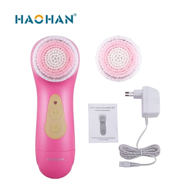 1651764446 10 HF 5509 Facial Cleansing Brush Electric 3 Headers Private Label in china Zhejiang Haohan