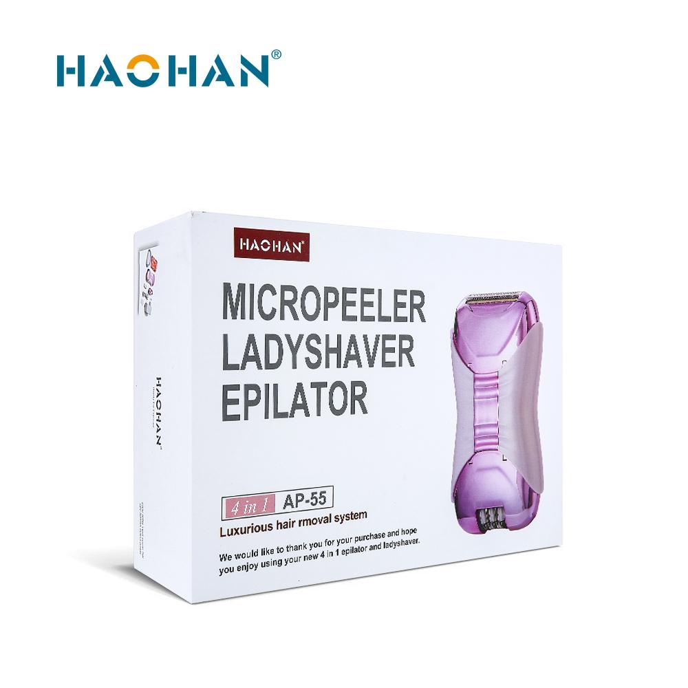 4-in-1 Corded Epilator with Stainless Steel Tweezers (AP-55)
