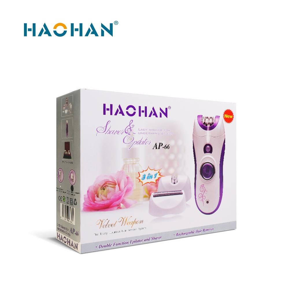 3-in-1 LED Epilator Shaver for Women – Rechargeable Cordless Grooming Device (AP-66)