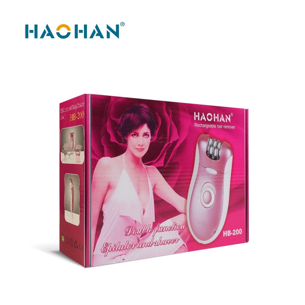 Rechargeable 3-in-1 Epilator & Shaver for Full-Body Grooming (HB-200)