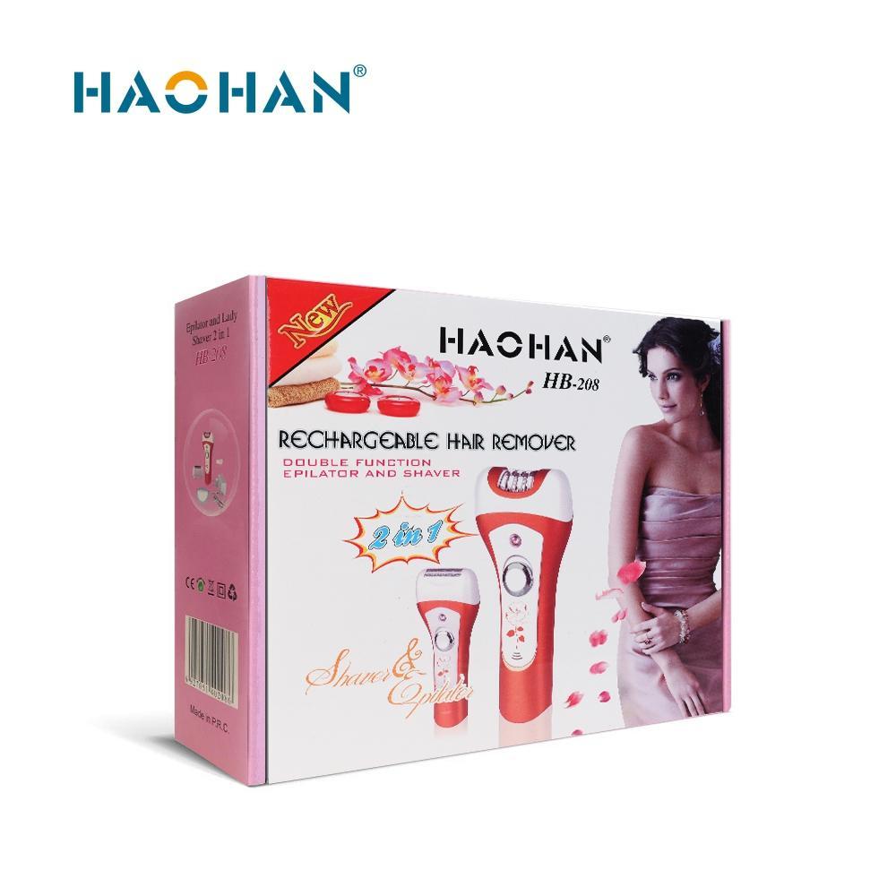 2-in-1 Rechargeable Epilator & Shaver for Women (HB-208)