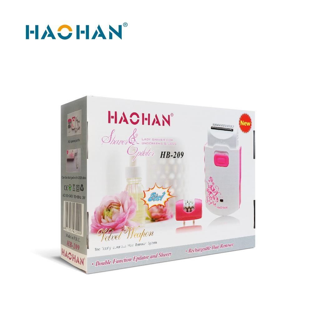 Dual-Function Epilator & Shaver with LED Light (HB-209)