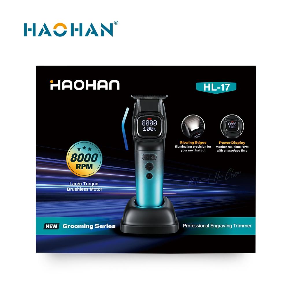 Professional Glow-Edge Cordless Hair Clipper for Barbers (HL-17)