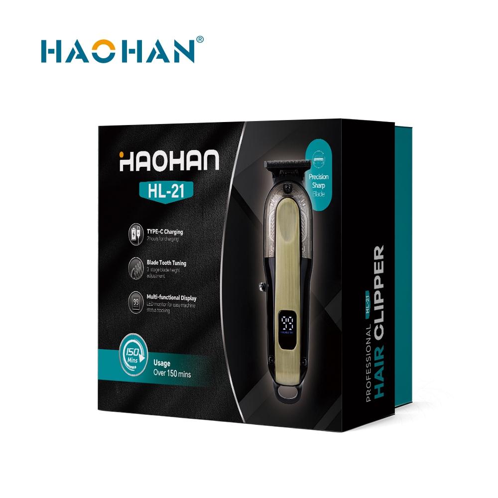 Professional Rechargeable Hair Clipper with LED Display (HL-21)