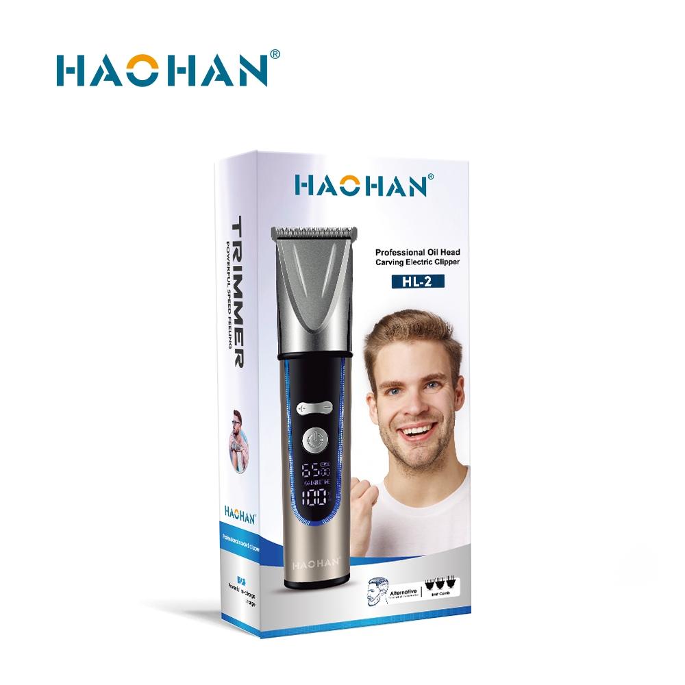 LCD Display 3-Speed Rechargeable Hair Clipper (HL-2)